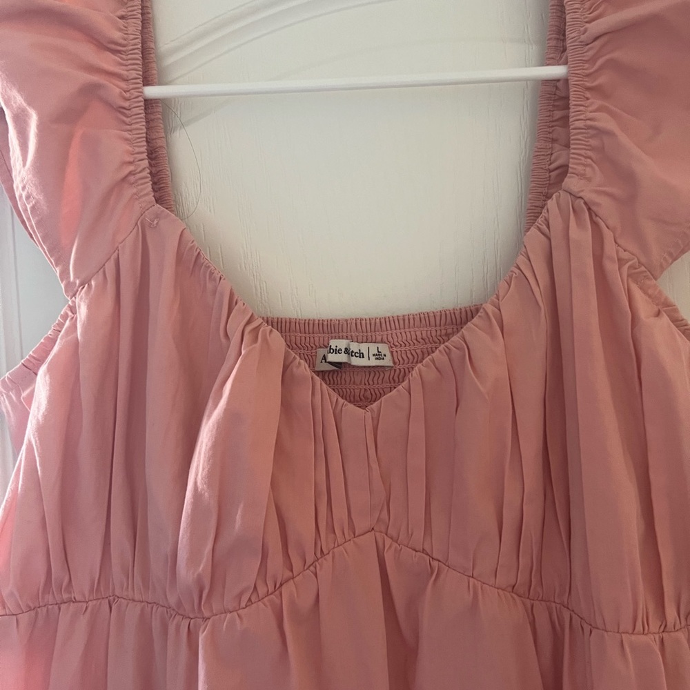 Abercrombie & Fitch Long Pink Dress